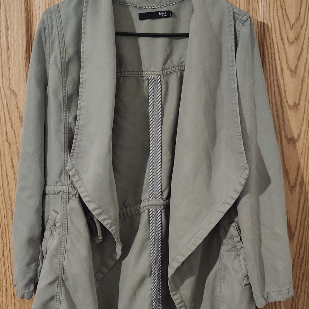 Max Jeans Lightweight Drape Long Blazer Jacket